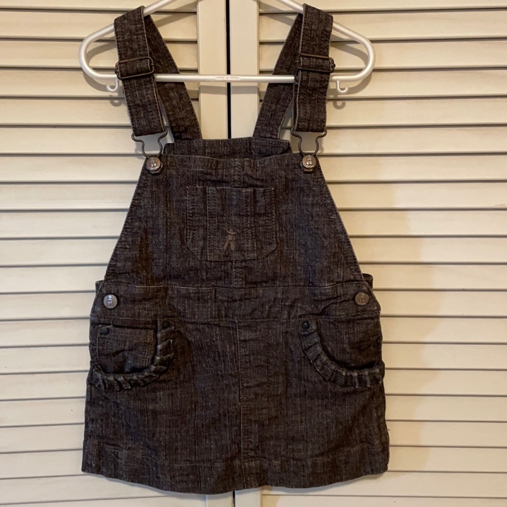 Toddler Wrangler overall dress